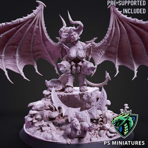 Image of Drow Greater Demonic Valkyrie - Includes Pinup Variant