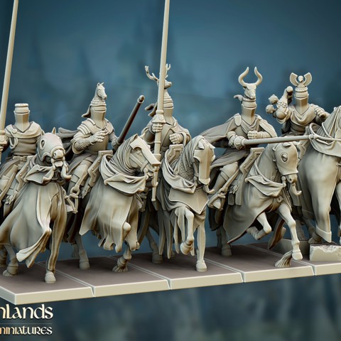 Image of Grail Knights Core Unit - Highlands Miniatures
