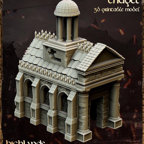 Image of Undead Chapel and Tombs - Highlands Miniatures