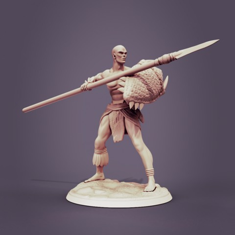 Image of Tribal warrior man-2