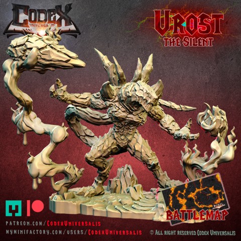 Image of Urost, the Silent (Attacking pose)