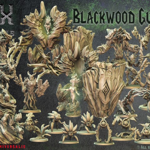 Image of BlackWood Guardian Set (presupported)