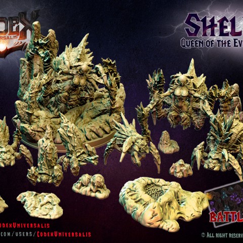 Image of Shelith, Queen of the Everhungry SET "Cursed Praetors"