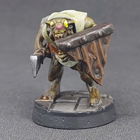 Image of Ratfolk - Cleaver 01, Pre-Supported