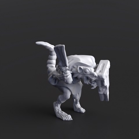 Image of Ratfolk - Cleaver 02, Pre-Supported