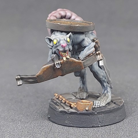 Image of Ratfolk A - Crossbow 04, Pre-Supported