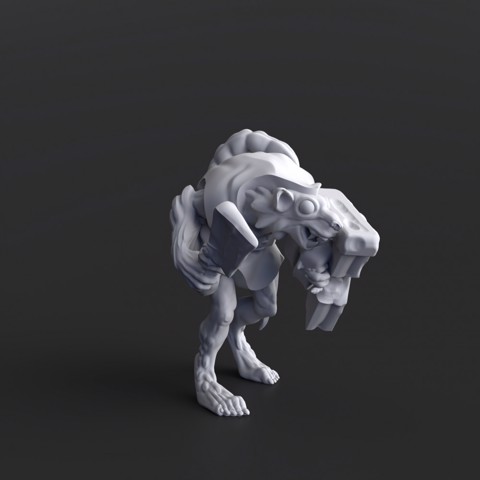 Image of Ratfolk - Cleaver 03, Pre-Supported