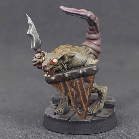 Image of Ratfolk A - Daggers 02, Pre-Supported