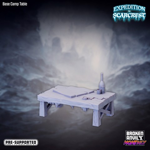 Image of Expedition to Scarcrest - Base Camp Table