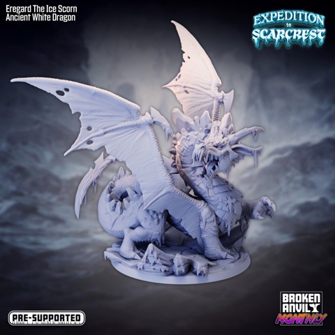 Image of Expedition to Scarcrest - Eregard the Ice Scorn Ancient White Dragon