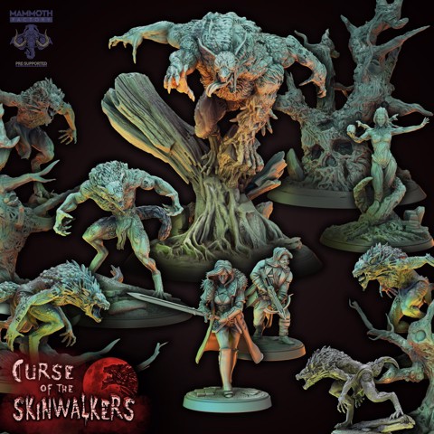 Image of CURSE OF THE SKINWALKERS FULL PACK (Incl. 22pg 5e Adventure)
