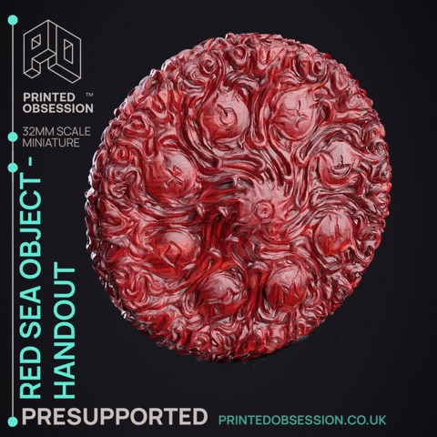 Image of Red Sea Object - SCP "The D&D Incursion" - PRESUPPORTED - 32mm Scale