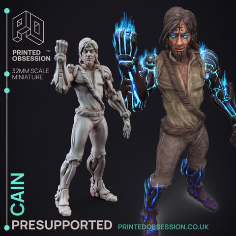 Image of Cain - SCP "The D&D Incursion" - PRESUPPORTED - 32mm Scale