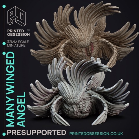 Image of Many Winged Angel - SCP "The D&D Incursion" - PRESUPPORTED - 32mm scale