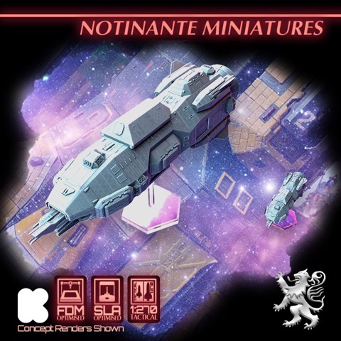Image of Notinante Spaceship Miniatures