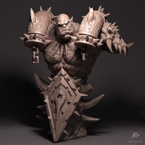 Image of Orc Bust