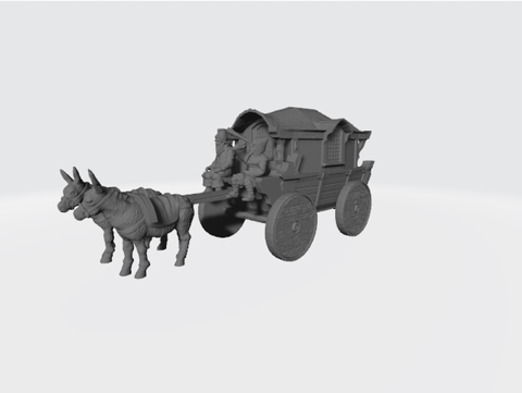 Image of Nomad Inspired Wagon Cart.