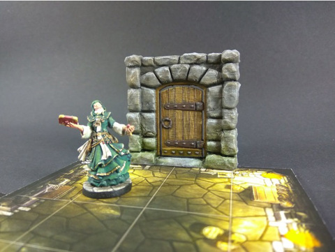 Image of Dungeon doors for Descent: Journeys in the Dark 2ed boardgame
