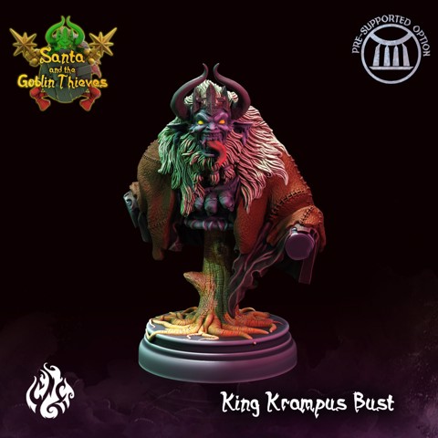 Image of King Krampus Bust Version