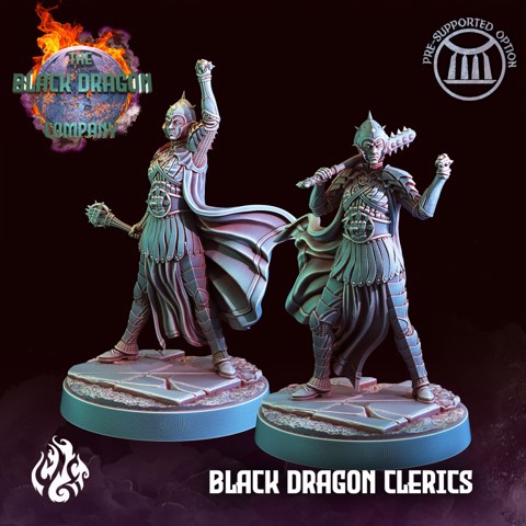 Image of Black Dragon Clerics