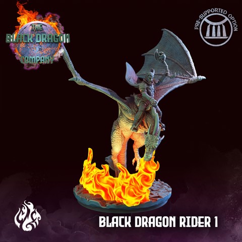Image of Black Dragon Rider 1