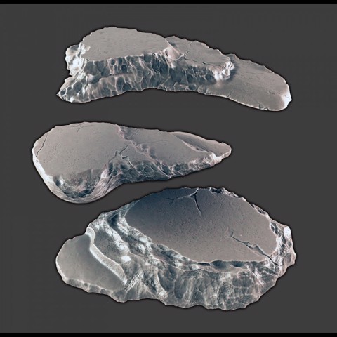 Image of Floating Ice Shelves [Support-free]