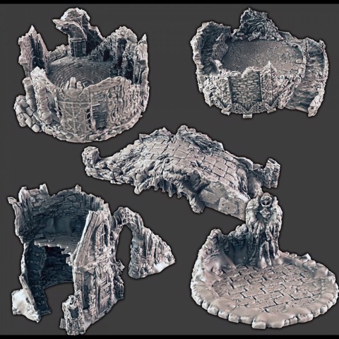 Image of Wintry / Regular Ruins [Support-free]