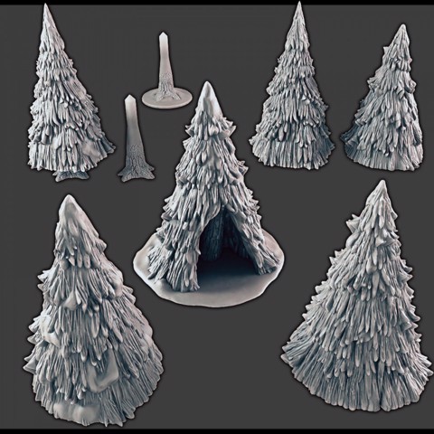 Image of Pine Trees [Support-free]