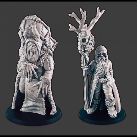 Image of Klaus the Druid and Krampus [Support-free]