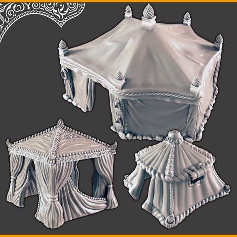 Image of Medium and Large Tents [Support-free]