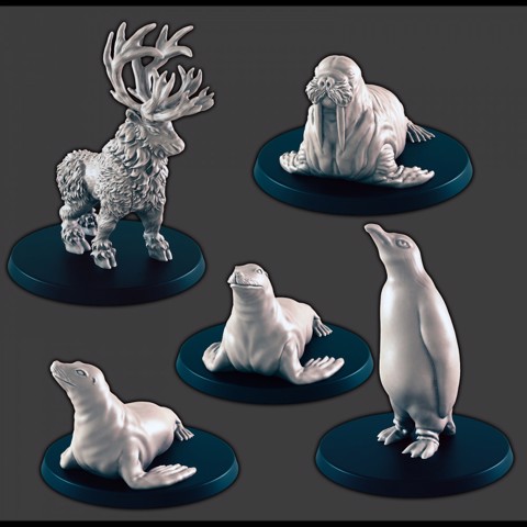 Image of Arctic Creatures [Support-free]