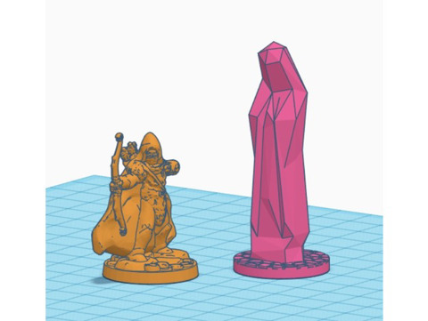 Image of Generic RPG Statue for 28mm gaming