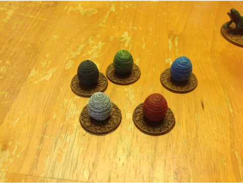 Image of Dragon Egg Token (25mm base) - Hoard of the Dragon Queen