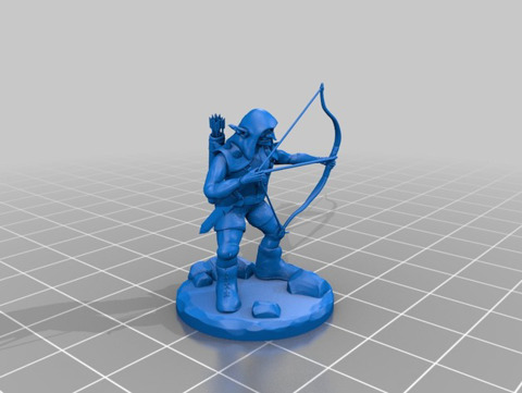 Image of D&D Miniature Goblin Archer 