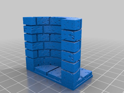 Image of OpenForge 2.0 Cut Stone Alcove Full Height Wall