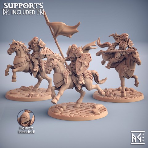 Image of Fighters Guild Riders - 3 Modular Units