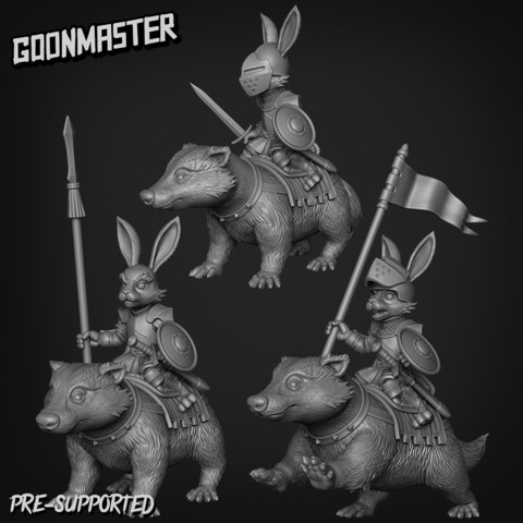 Image of Badger Mounts and Rabbit Knight Riders Bundle