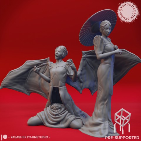 Image of Manananggal - Tabletop Miniature (Pre-Supported)