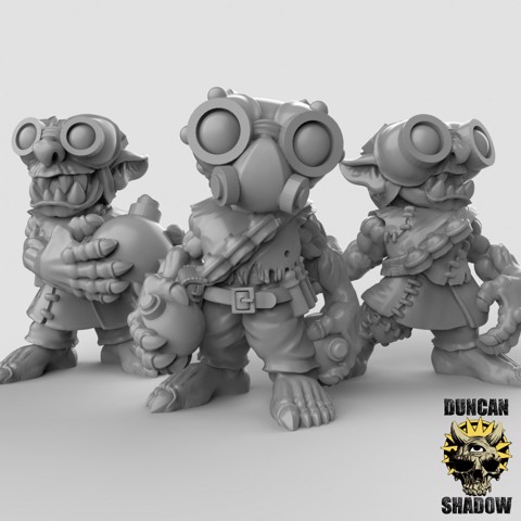 Image of Goblin Alchemists (pre supported)