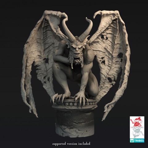 Image of Demon Prince of Gargoyles (3 inch/75 mm base, 4 inch/100 mm height miniature)