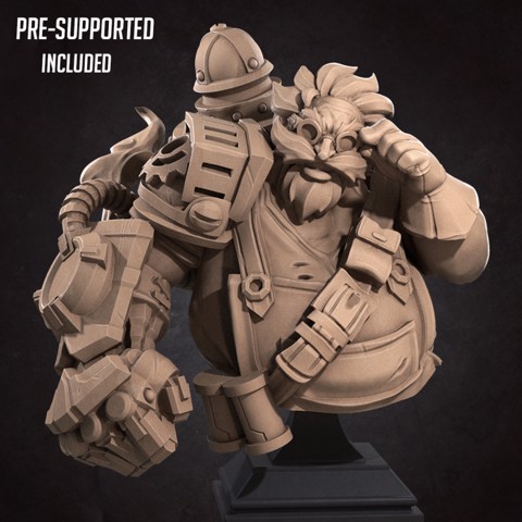 Image of [CURRENT RELEASE] (Bust) Dr. TNT "Tiny Tim", the Chunky Artificer (2 Versions)