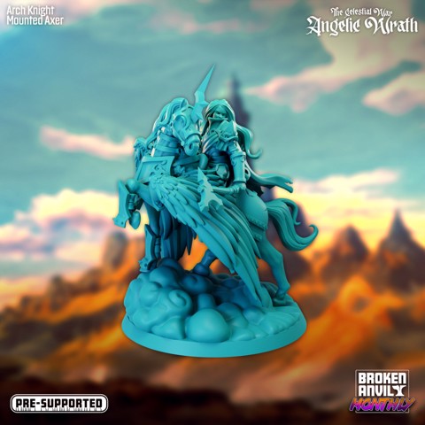 Image of The Celestial War: Angelic Wrath - Arch Knight Mounted Axer