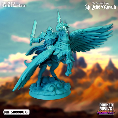 Image of The Celestial War: Angelic Wrath - Arch Knight Mounted Swordsman