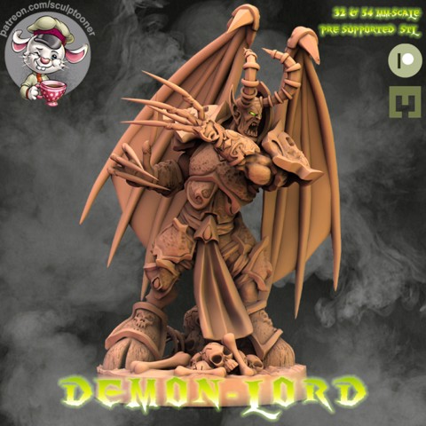 Image of Demon-Lord - 32 and 54 mm miniature