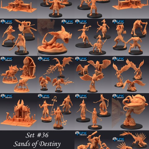 Image of Sands of Destiny Set / Desert & Egypt Encounter / Pre-Supported