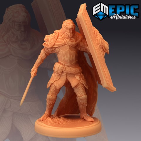 Image of Heracles Knight / Lion Paladin / Hercules Warrior / Half God Champion