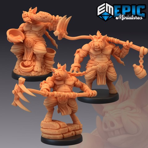 Image of Pigsy Set / Zhu Bajie / Chinese Pig Demon / Boar Monster / Journey to the West Collection