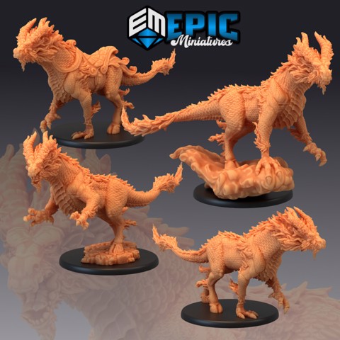 Image of White Dragon Horse Set / Qilin / Kirin / Journey to the West Collection