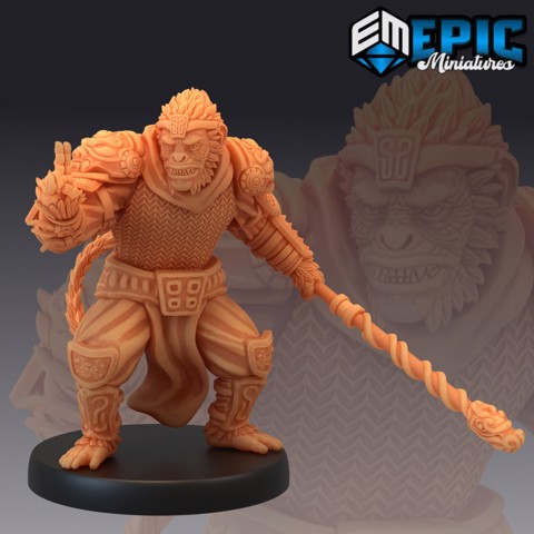 Image of Monkey King Fighting / Sun Wukong / Ape Monk / Journey to the West