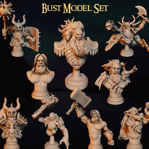 Image of Bust Model Set